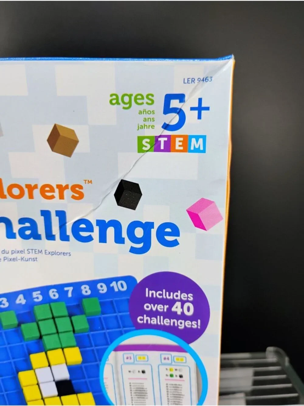 STEM Explorers Pixel Art Challenge Ages 5+ 402 Pieces LER 9463